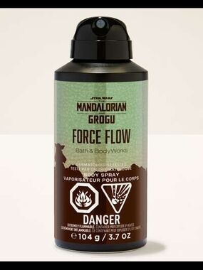 Bath & Body Works Force Flow Grogu Body Spray - Light Green & Brown